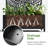 Metal Planter Box with Trellis with Wheels-1157883657