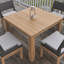 Tuscany Outdoor Square Teak Dining Table-918057285