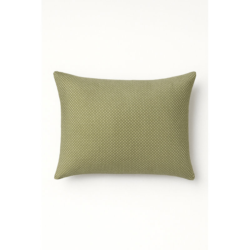 Outdoor Living Pillow Cover, Pure Green, Rectangle 14"H x 20"W, Polyester