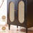 Modern Black Solid Wood Sideboard