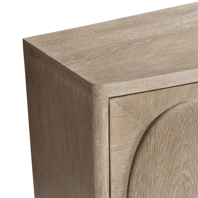 Aventura 78'' Rustic Brown Solid Wood Sideboard