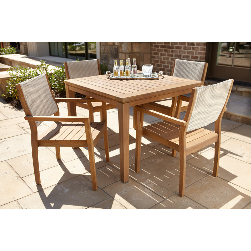 Teak Outdoor Dining Armchair