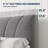 Upholstered Platform Bed with Adjustable Headboard-1563598628-1563598633-1551475404