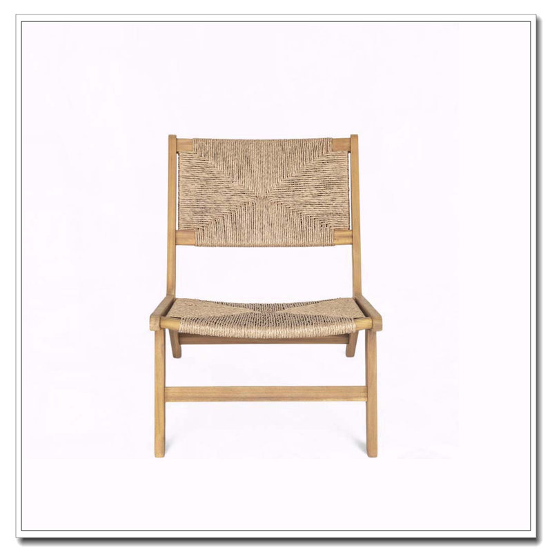 Chaise longue sans accoudoirs en bois