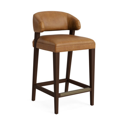 Keane Leather Bar Stool