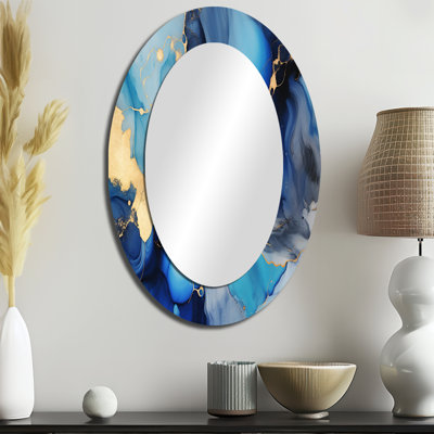 Koehl - Miroir abstrait en métal