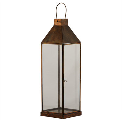 Glass Tabletop Lantern