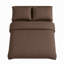 Lia Design Collection Microfiber Solid Colour Duvet Cover Set, King-135872566