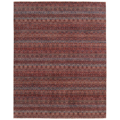 Tapis rouge ikat Thoeun