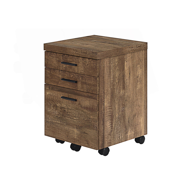 Rolling Mobile File Cabinet, Printer Stand, 3 Drawers Office Cabinet