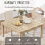 Ensemble de table de salle à manger 5 pièces avec 4 chaises, ensemble de table de salle à manger pour 4 avec chaises, ensemble de table de salle à manger en bois pour la cuisine et la salle à manger