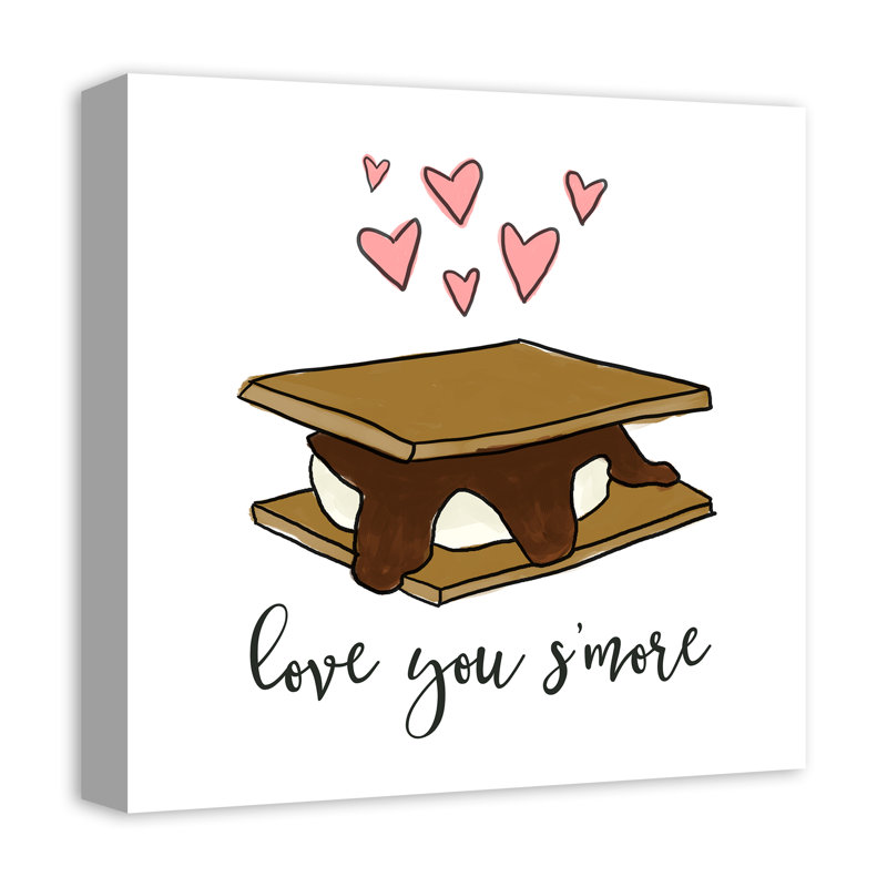 Smore love Mccomas, H 16 po x l 16 po x P 1,25 po