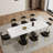 9-Piece 110.23" W Extendable Sintered Stone Dining Set-293607985-297633136