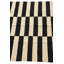 Tapis noir et blanc Parrett