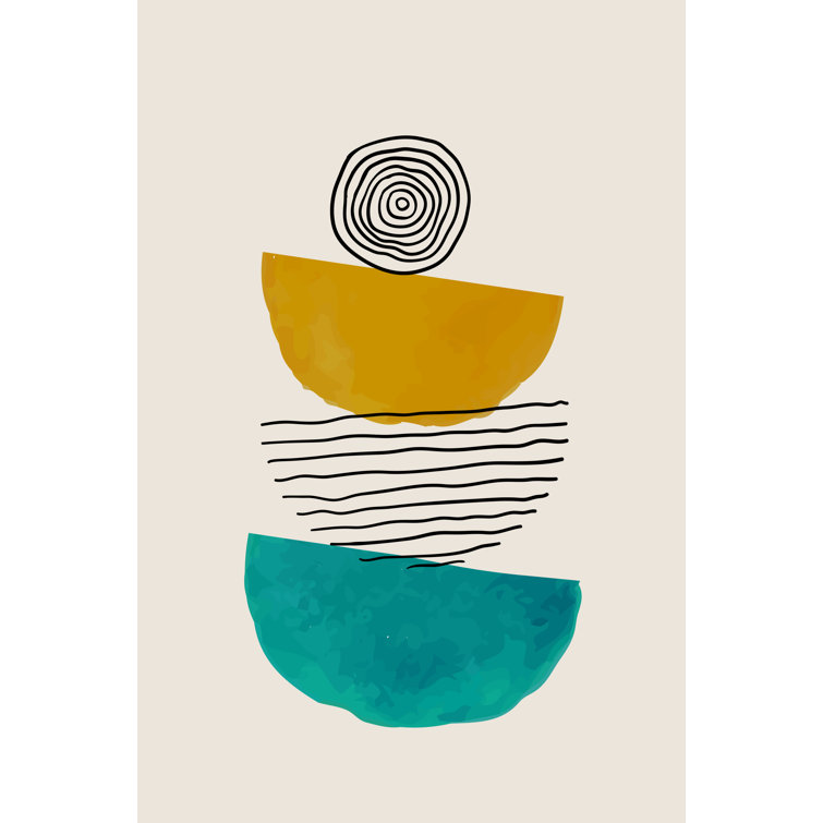 Stacked II - Wrapped Canvas Print