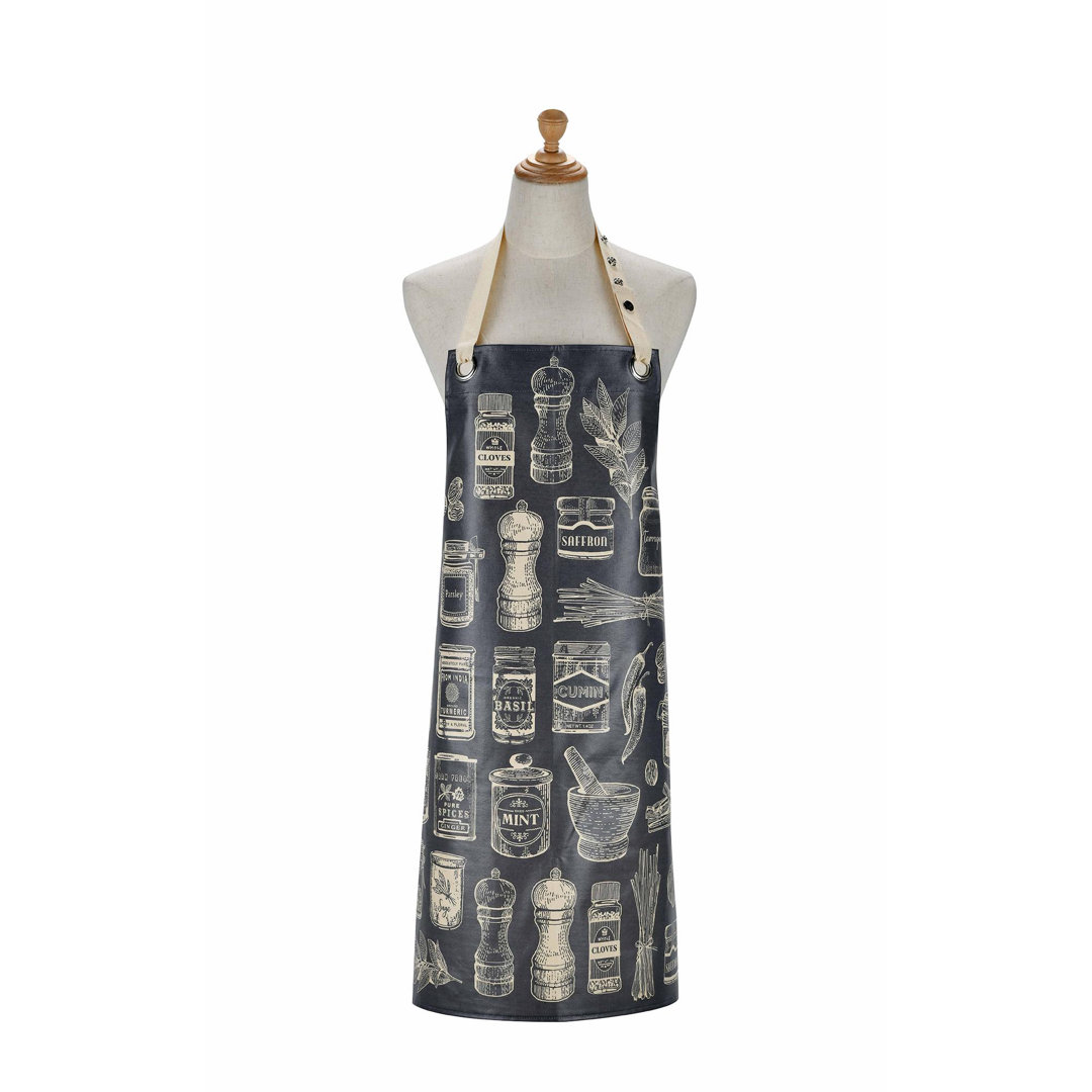 Herbs & Spices No Pattern Cotton Bib Apron