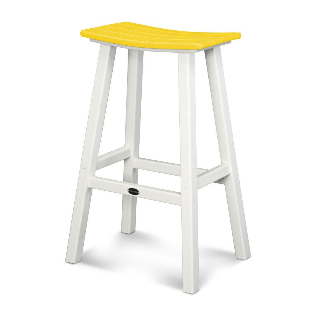 POLYWOOD Contempo 30" Saddle Bar Stool POLYWOOD® Seat 