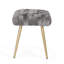Repose-pieds carré standard en velours de 14,8 po de large Keung-177997838