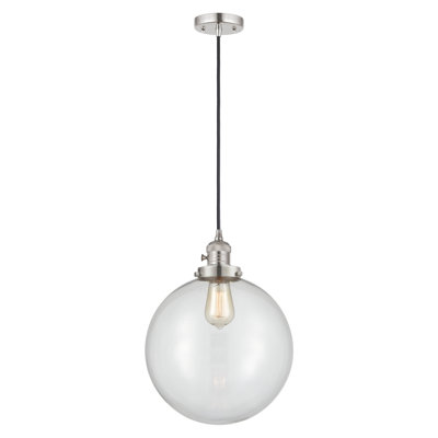1 - Light Single Globe Pendant