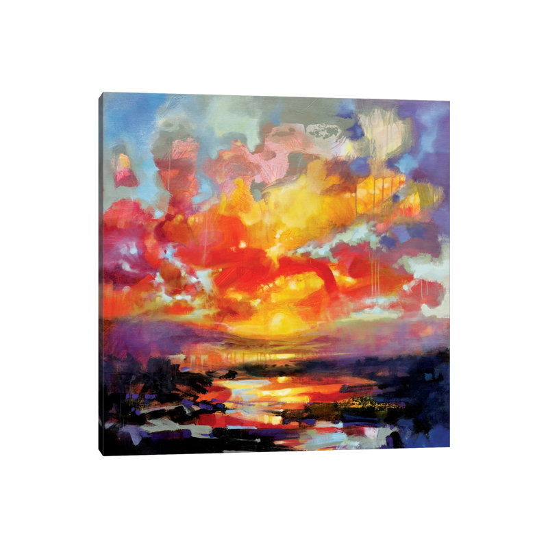 Emerging by Scott Naismith - Painting on Canvas, 30.48 cm H x 30.48 cm W, Wrapped Canvas
