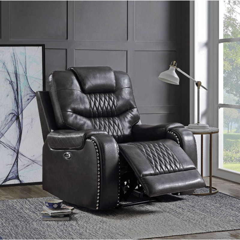 Fauteuil inclinable Horing, Magnétite, Électrique