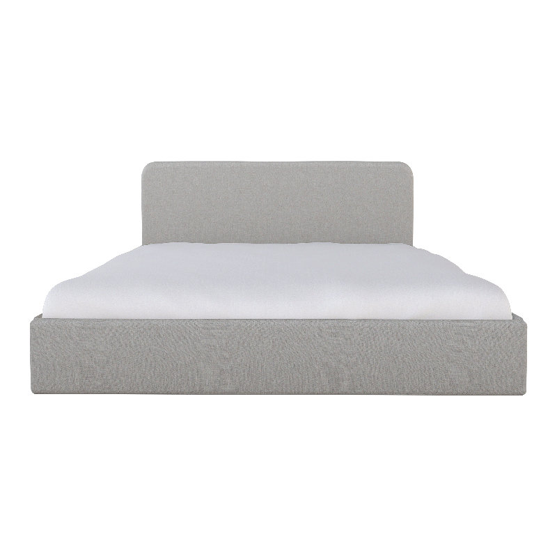 Detroit Solid Wood Bed, Twin, Off The Press Ash