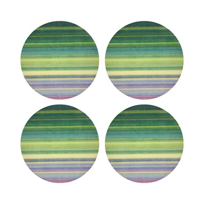 Gradient Greens Pebble 16" Vinyl Placemat