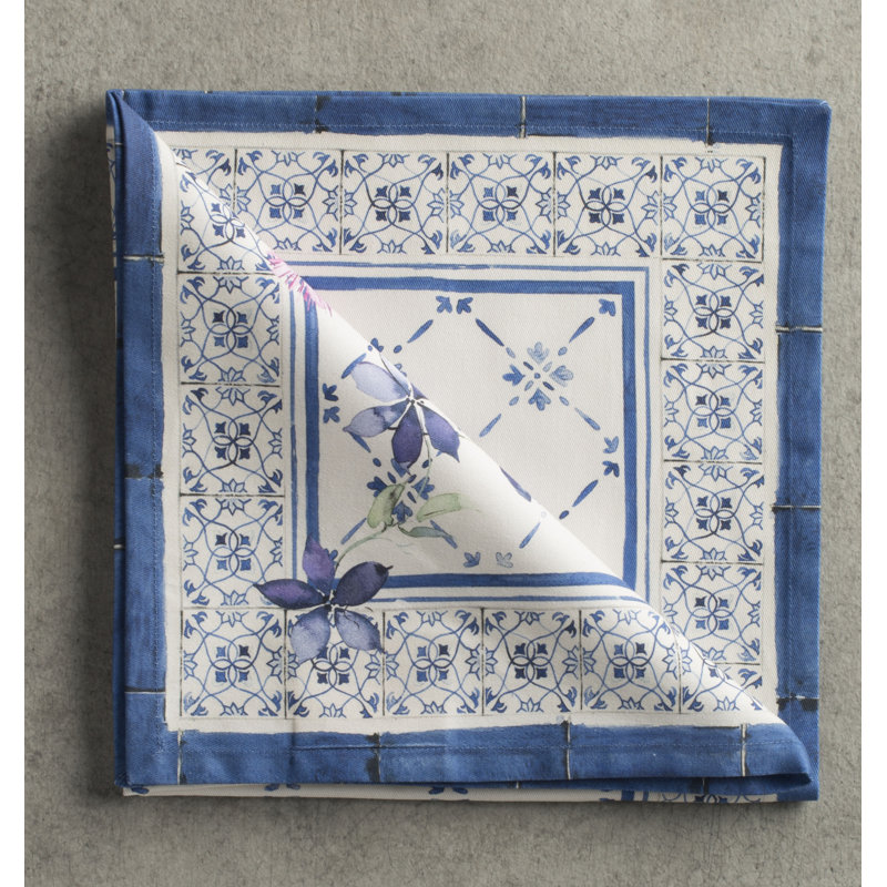 Serviette en coton 20 po Faience
