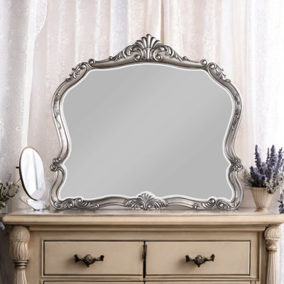 Miroir, finition platine antique