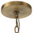 Stasia 9 - Light Antique Brass Unique/Statement Pendant