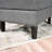 Dark Gray Storage With Soft Upholstery - Waffle Stitch, 27.73 In. Depth, 24 Width, 21.86 Lb Heavy Modern Tufting Deep, 22.37 Wide,-1817750659