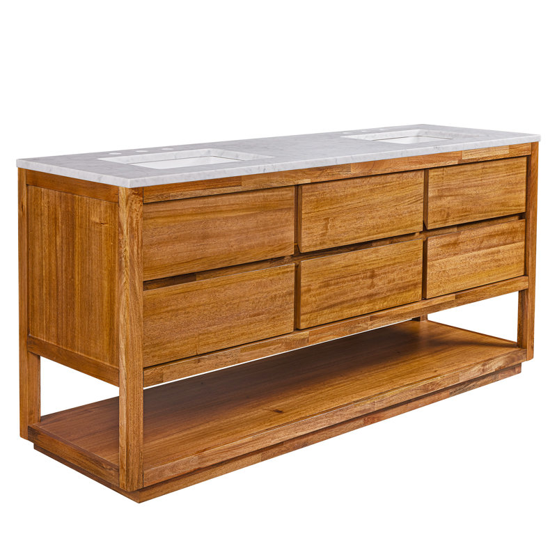 72'' W Double Vanity, Mangowood