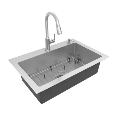 American Standard Pull Down Touch Kitchen Faucet with Soap Dispenser
