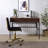 Oak & Black Finish Writing Desk W/Usb-909062526