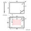 Aluminium Rectangle Mirror-1353848292