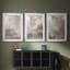 Fresco Collage I - Impression sur mesure encadrée de qualité supérieure - 3 pièces-726766519-726766521