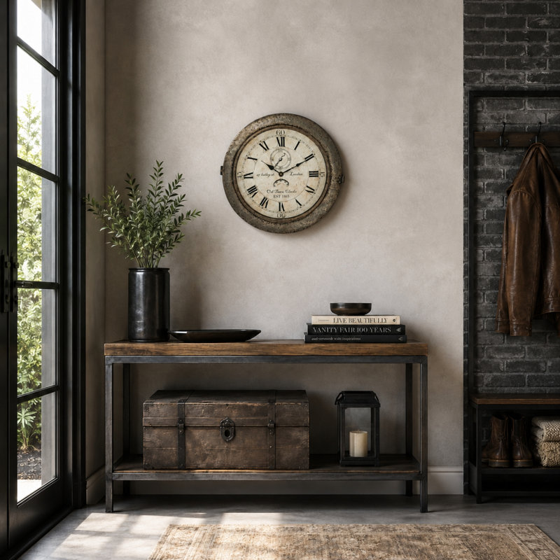 Horloge en fer 14 po