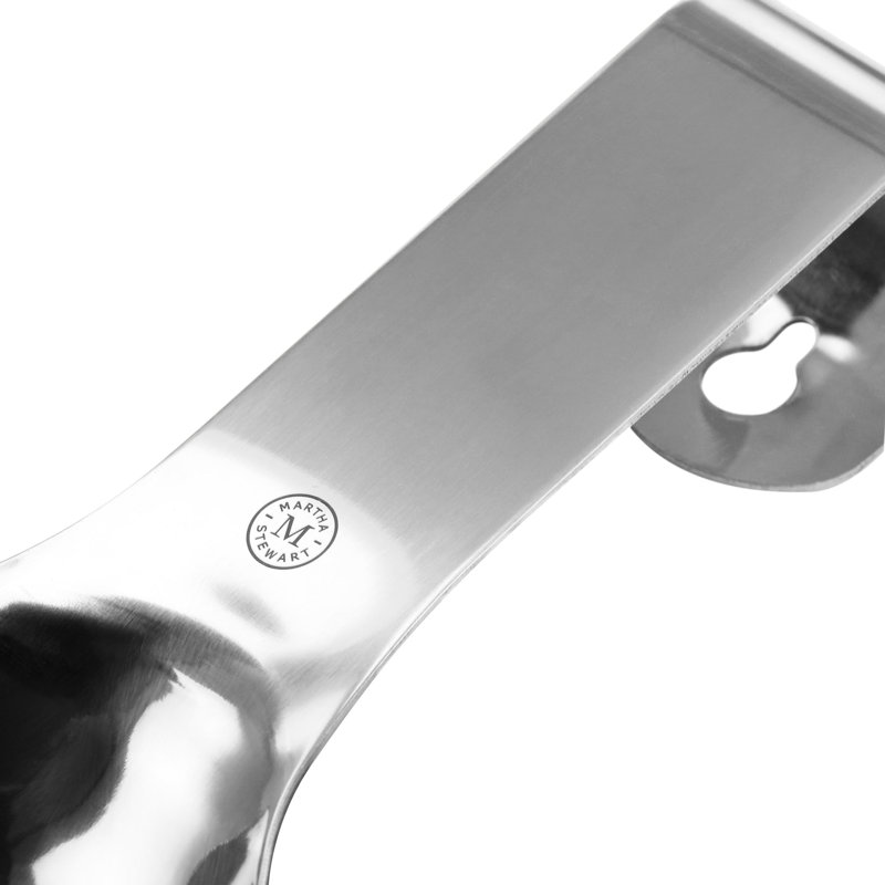 Porte-ustensiles en acier inoxydable 9,7 pouces Martha Stewart
