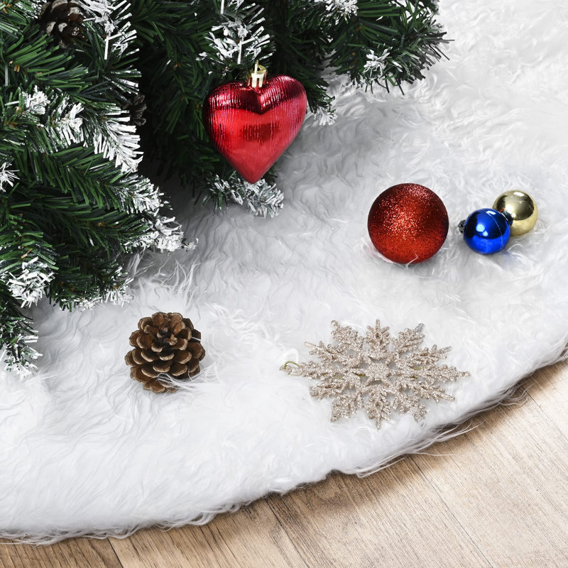 Faux Fur Tree Skirt