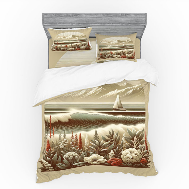 Ensemble de literie Ambesonne, Housse de couette grand + 3 pièces supplémentair