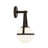 Ayyan 1-Light Wall Sconce in Black-70337220