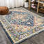 Tapis bleu / beige Brooklyn-1544613892