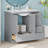 36" Single Bathroom Vanity With Resin Sink-946121974