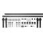 Plateau arqué assemblé de 84 po Porte de grange double pliante Knotty-111533197-111533198
