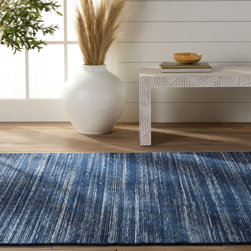 Caron Striped Indoor / Outdoor Rug, Rectangle 5' x 8'