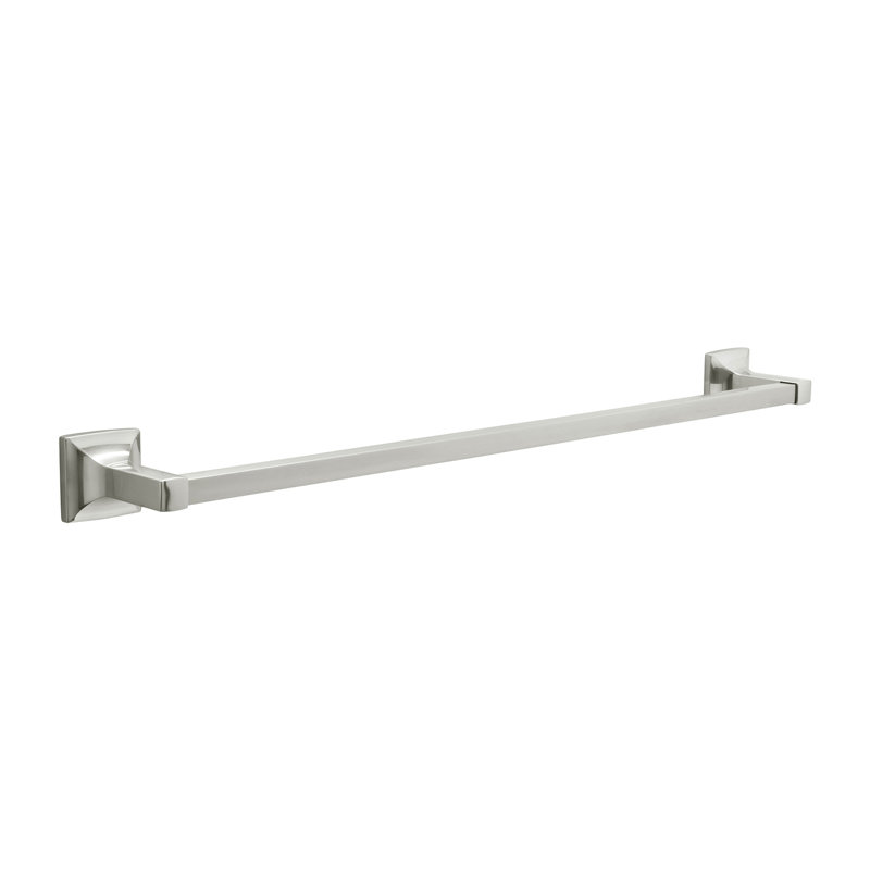 Studio Collection Towel Bar - 26-1/8 " x 2-1/8 " Satin Nickel - Transitional Bathroom Accessory, Satin Nickel
