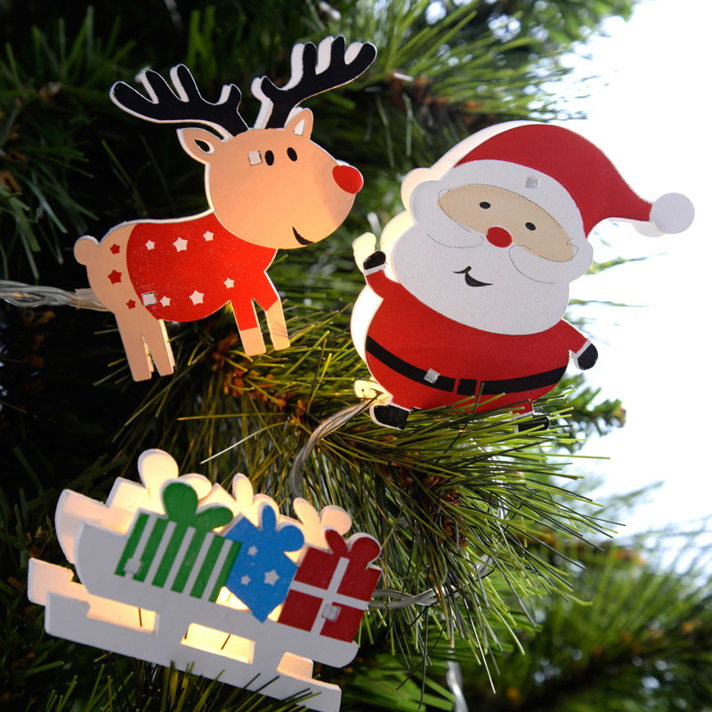 3.2cm LED Battery Powered 11 - Bulb Novelty String Light