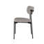 Chaise rembourrée en métal Leathia-717082366