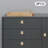13/16" Length Square Knob Multipack