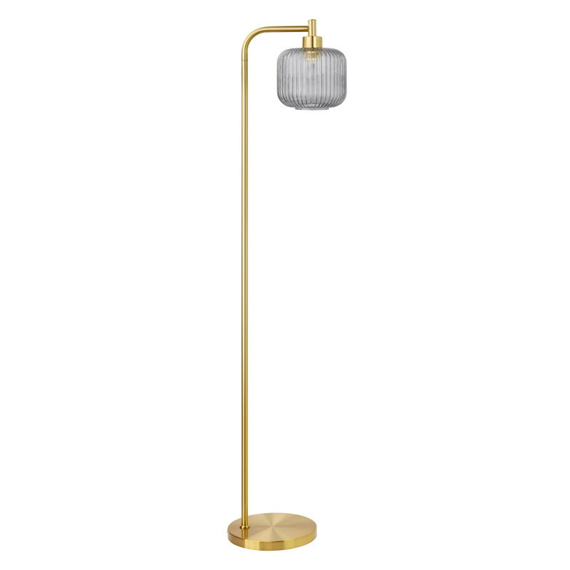 Lampe sur pied arquée 63 po Jacobson, Fumée
